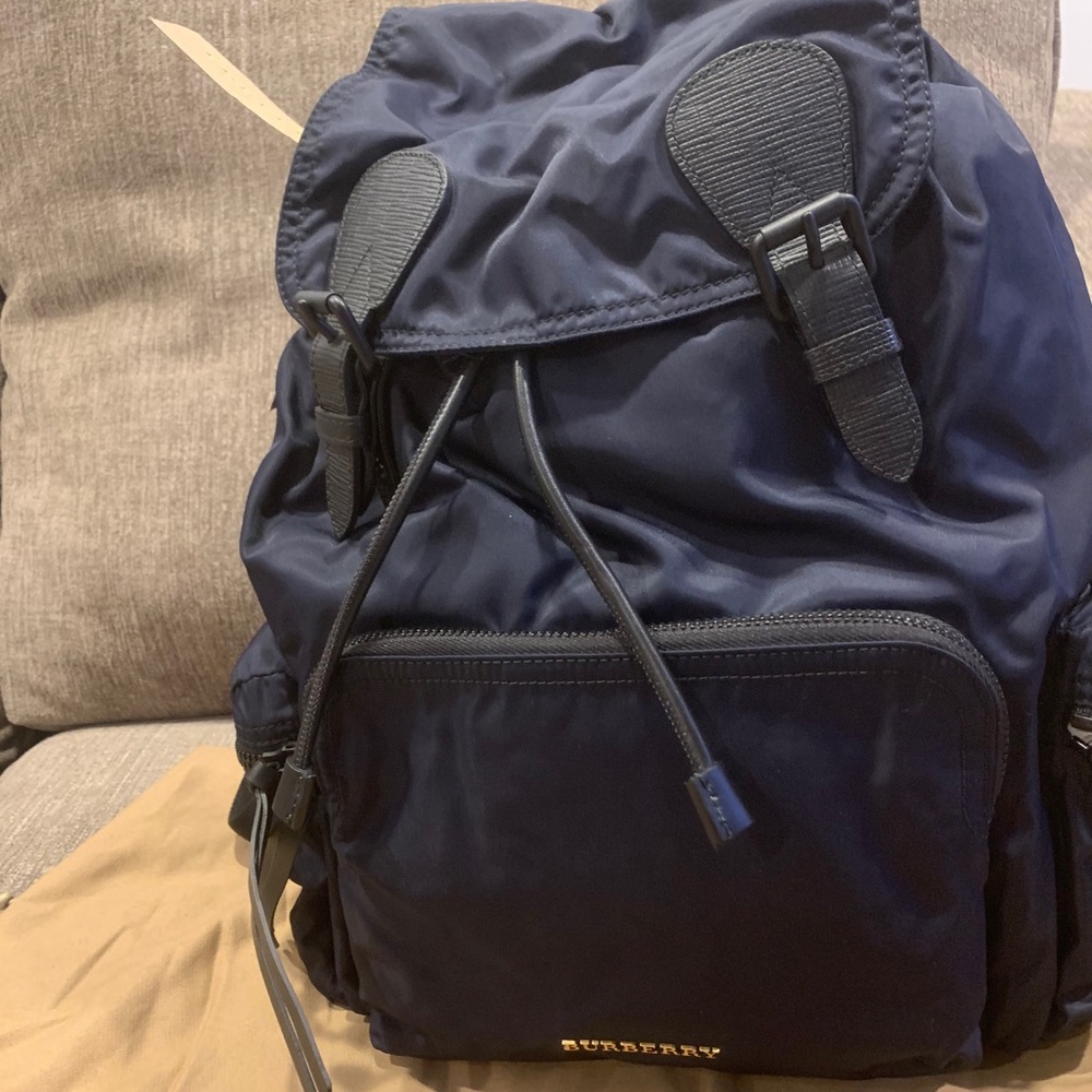 Burberry Prorsum Nylon Rucksack NEW Ink Blue